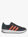 adidas Run 70s 2.0 lace Up Trainers, Black/Orange