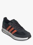 adidas Run 70s 2.0 lace Up Trainers, Black/Orange