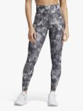 adidas Train Essentials AOP Flower Tie-Dye Training Leggings, Black/Grey Five