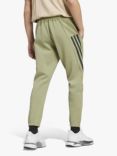 adidas Men's Future Icons 3 Stripes Pants, Tent Green