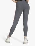 adidas Women's Essentials 3-Stripes Leggings, Dark Grey Heather