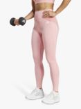 adidas Women's Optime Essentials Stash Pocket Full-Length Leggings, Semi Pink Spark