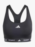 adidas Powereact Train Medium Support 3 Stripes Sports Bra