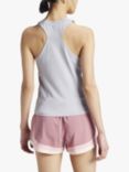 adidas Aero.RDY Train Essentials Regular 3-Stripes Tank Top, Glory Grey/White