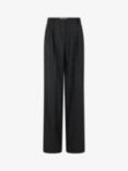 Gerard Darel Norelle Tailored Wool Blend Trousers, Charcoal