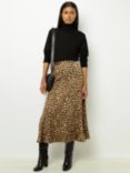 Gerard Darel Constance Leopard Print Skirt, Multi