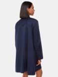 Whistles Lara Cotton Shirt Dress, Navy