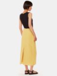 Whistles Josie Tie Side Detail Skirt, Yellow