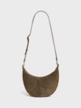 Gerard Darel Le Suzanna Suede Bag, Olive