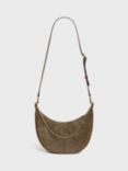 Gerard Darel Le Suzanna Suede Bag, Olive