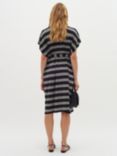InWear Letitsia Stripe Midi Dress, Black/Multi