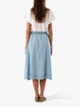Lollys Laundry Bristol Flared Midi Skirt, Blue