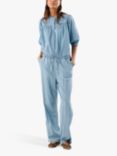 Lollys Laundry Nicky Three-Quarter Length Sleeve Shirt, Blue