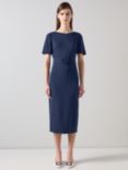 L.K.Bennett Klaudia Belted Dress, Navy