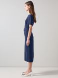 L.K.Bennett Klaudia Belted Dress, Navy