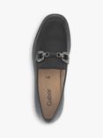 Gabor Ally Leather Loafers, Black