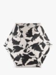 Radley Monochrome Floral Handbag Umbrella, Chalk/Black