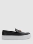 Reiss Adelina Leather Loafer Trainers