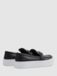 Reiss Adelina Leather Loafer Trainers