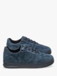 CLAE Malone Leather Trainers, Navy/Black