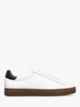 CLAE Bradley Leather Trainers, White/Black