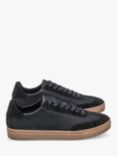 CLAE Deane Leather Trainers, Black/Dark Gum