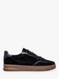 CLAE Haywood Leather Trainers, Black/Dark Gum