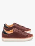 CLAE Bradley Leather Trainers, Cocoa