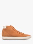 CLAE Bradley Leather Mid-Top Trainers, Wheat