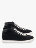 CLAE Bradley Leather Mid-Top Trainers, Black