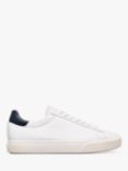 CLAE Bradley Venice Leather Trainers, White Leather Navy