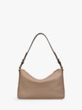 Radley Dukes Place Leather Medium Zip Top Shoulder Bag, Silt