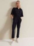 Phase Eight Petite Tallulah Utility Jumpsuit, Navy