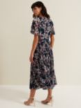 Phase Eight Kathleen Floral Pleated Midi Dress, Multi