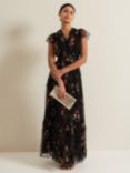 Phase Eight Tamera Floral Embroidered Maxi Dress, Multi