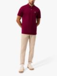 Psycho Bunny Classic Pique Polo Shirt, Crimson