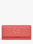 Radley Heritage Dog Outline Large Leather Matinee Purse, Lava