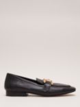 Phase Eight Leather Loafers, Black