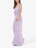 Lace & Beads Giselle Corsage Maxi Dress, Lilac