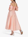 Lace & Beads Anya Taffeta Midi Dress, Sugar Pink