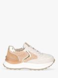 Westland by Josef Seibel Kelly 01 Fleece Panel Wedge Trainers, Beige/Multi