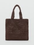 Mango Sofi Crochet Shopper Bag