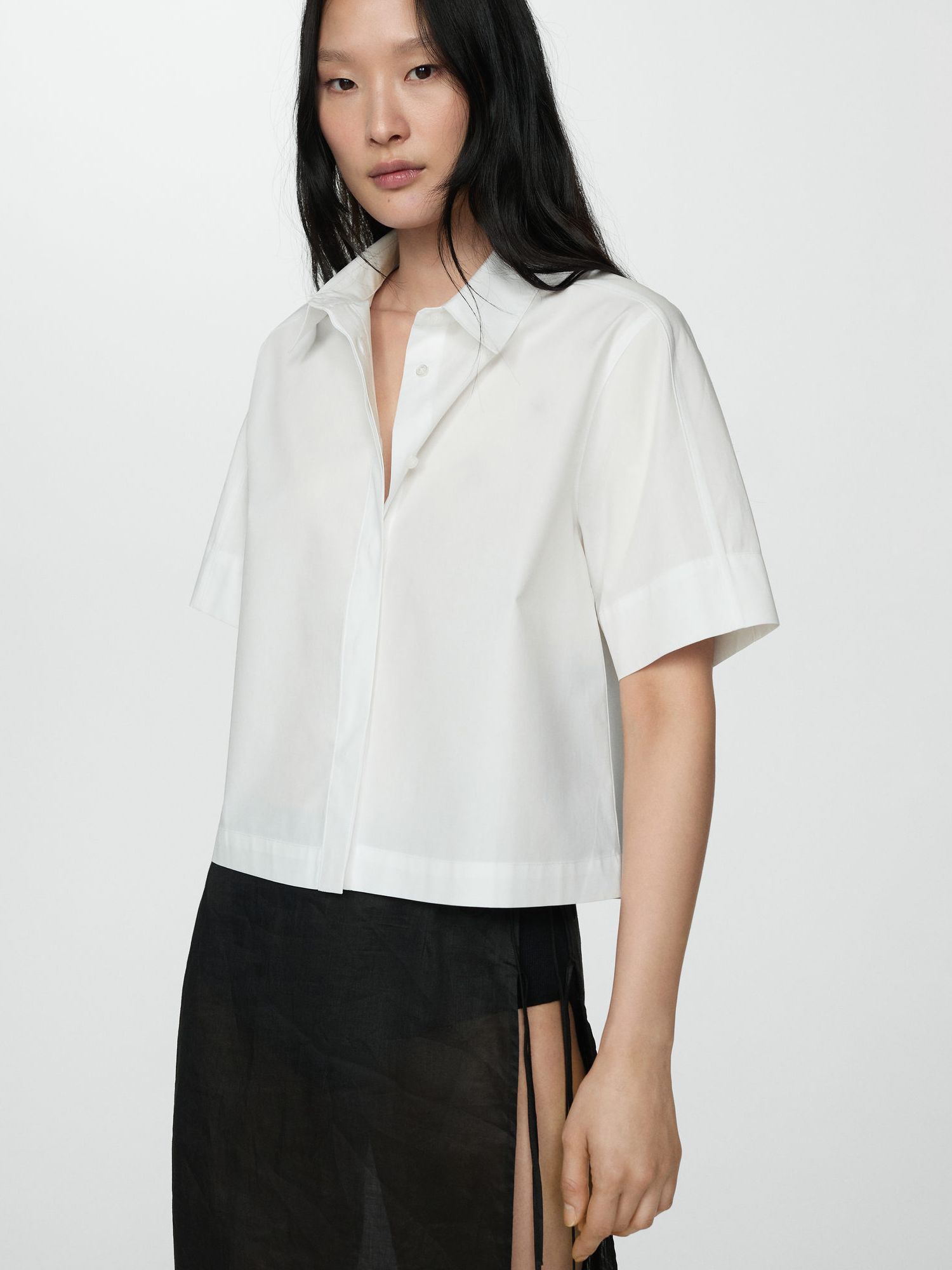 Mango Pop Cotton Shirt