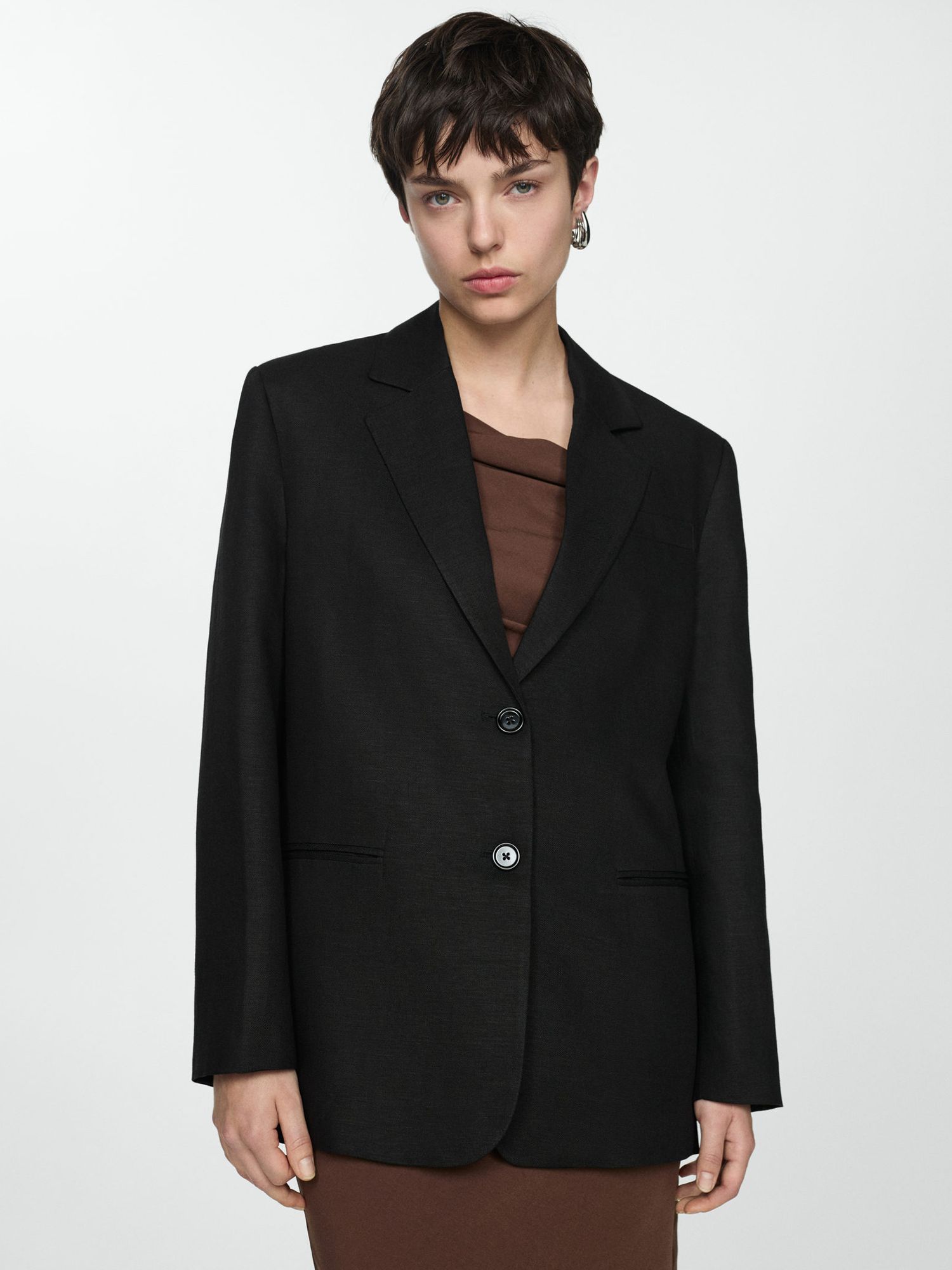 Mango Mauro Blazer, Black