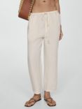 Mango Linen Trousers