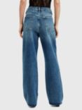 AllSaints Blake Wide Leg Jeans, Dark Indigo