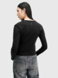 AllSaints Stevie Organic Cotton Long Sleeve Top