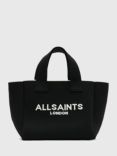 AllSaints Izzy Mini Tote Bag, Black