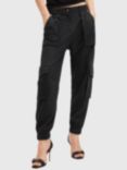 AllSaints Freda Jersey Trousers, Black