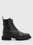 AllSainst Tori Leather Biker Boots, Black